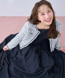 TOCCA（トッカ）の「FLUFFY PATH ニットジャケット（カーディガン/ボレロ）」