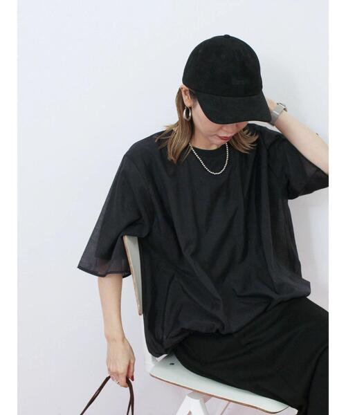 Samansa Mos2 blue（サマンサモスモスブルー）の「スエードロゴ刺繍キャップ（ハット・レディース・ブラック/ライトベージュ/ブラウン・F）」の14枚目の写真