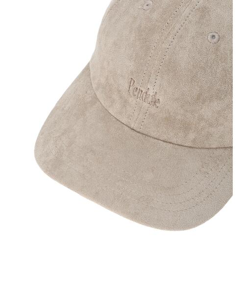 Samansa Mos2 blue（サマンサモスモスブルー）の「スエードロゴ刺繍キャップ（ハット・レディース・ブラック/ライトベージュ/ブラウン・F）」の9枚目の写真