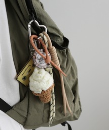 colleca la（コレカラ）の「ソフトクリーム バッグチャーム（キーホルダー）」