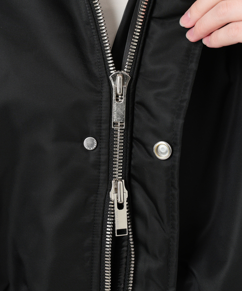 upperhights（アッパーハイツ）の「upper hights アッパーハイツ THE U-2 LONG HOODIE 403A37702BLK（その他アウター・レディース・ブラック・SMALL/X-SMALL）」の20枚目の写真