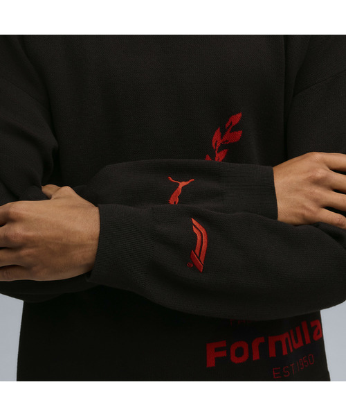 PUMA(プーマ)の「PUMA プーマ メンズ モータースポーツ F1 ニット クルーネック 75YRS(スウェット・メンズ・ブラック・SMALL/X-LARGE/LARGE/MEDIUM/X-SMALL)」の5枚目の写真