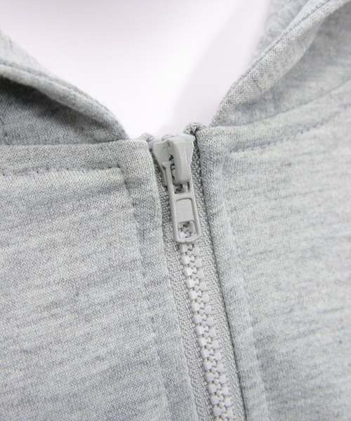 clear（クリア）の「ミニ裏毛パーカー(セット可)［大人 カジュアル 着回し力抜群］（パーカー・レディース・ブラック/チャコールグレー/グレー・F）」の13枚目の写真
