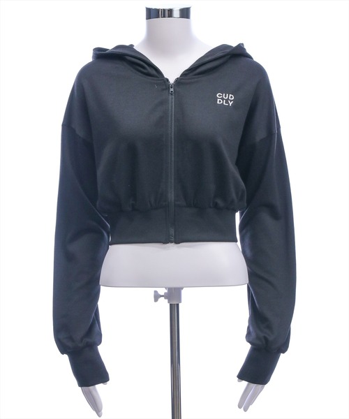 clear（クリア）の「ミニ裏毛パーカー(セット可)［大人 カジュアル 着回し力抜群］（パーカー・レディース・ブラック/チャコールグレー/グレー・F）」の8枚目の写真