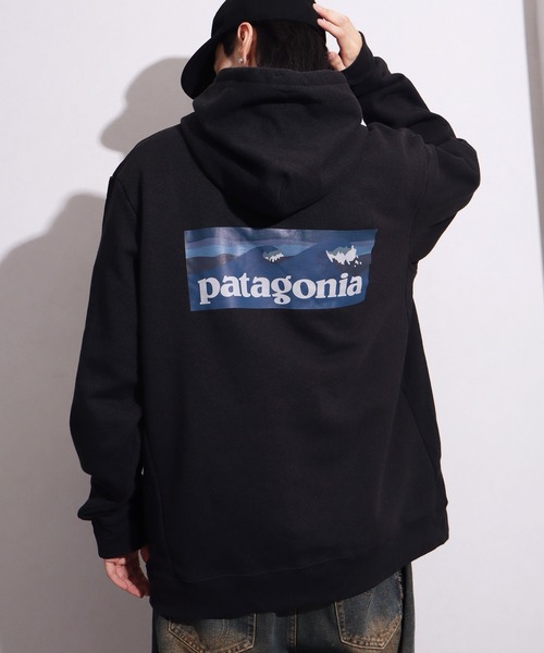 patagonia（パタゴニア）の「【PATAGONIA/パタゴニア】BOARDSHORT LOGO UPRISAL HOODY/ボードショーツ ロゴ アップライザル フーディ（パーカー・メンズ・ブラック/ブルー・XS/S/M/L/XL）」の18枚目の写真
