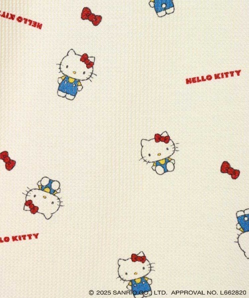 sanrio（サンリオ）の「ハローキティワッフルルームウェア上下セット（ルームウェア/パジャマ・レディース・オフホワイト/クリーム・FREE）」の17枚目の写真