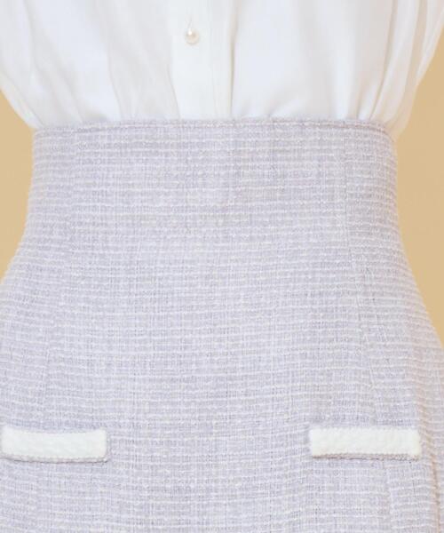 WILLSELECTION（ウィルセレクション）の「ブレードデザインツイードミニスカート（スカート・レディース・ラベンダー/ボルドー/チャコールグレー・FREE）」の20枚目の写真