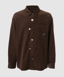 PHINGERIN | FLOATING HEART CORD SHIRT(シャツ/ブラウス)
