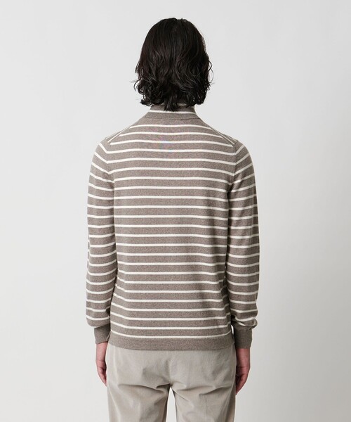 Gran Sasso（グランサッソ）の「＜Gran Sasso＞12ゲージ ボーダー タートルネックニット（ニット/セーター・メンズ・グレー系・50/48）」の11枚目の写真