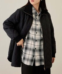 nAvy グラムス キルトスタンドブルゾン【軽量 裏地フリース 撥水加工 手洗いOK】