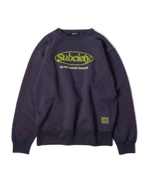 Subciety(サブサエティ)の「Oval logo sweatshirt(スウェット・メンズ・グレー/ブラック/ネイビー・SMALL/MEDIUM/LARGE/X-LARGE/XX-LARGE/X-SMALL)」の14枚目の写真