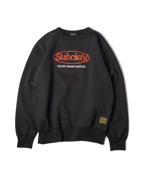 Subciety(サブサエティ)の「Oval logo sweatshirt(スウェット・メンズ・グレー/ブラック/ネイビー・SMALL/MEDIUM/LARGE/X-LARGE/XX-LARGE/X-SMALL)」の6枚目の写真
