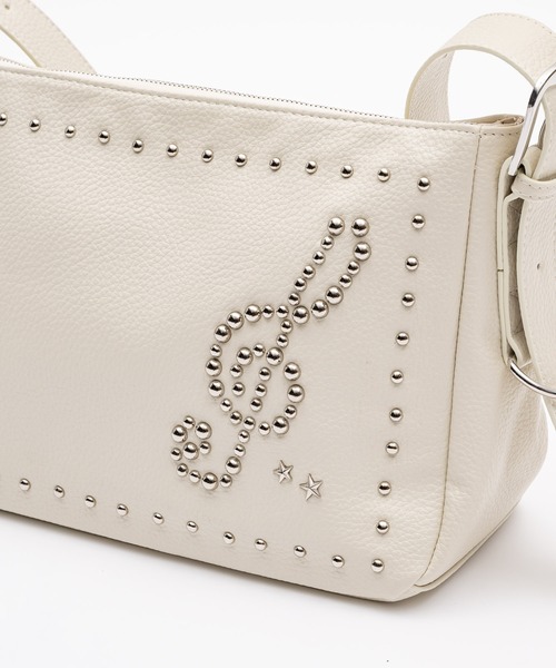 Assortment studded shoulder bag/アソートスタッズショルダーバッグ