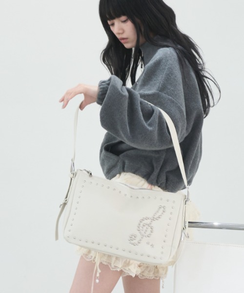 Smyeon アソートスタッズショルダーバッグ Assortment studded shoulder bag/アソートスタッズショルダーバッグ