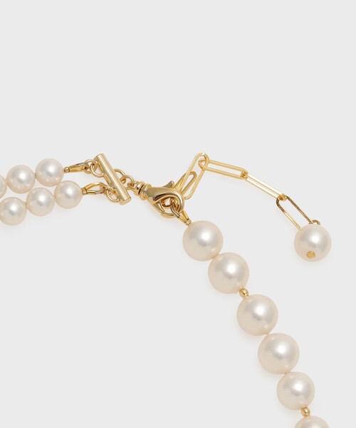 GRACE CONTINENTAL(グレースコンチネンタル)の「パールレイヤードネックレス(ネックレス・レディース・ホワイト・FREE)」の3枚目の写真