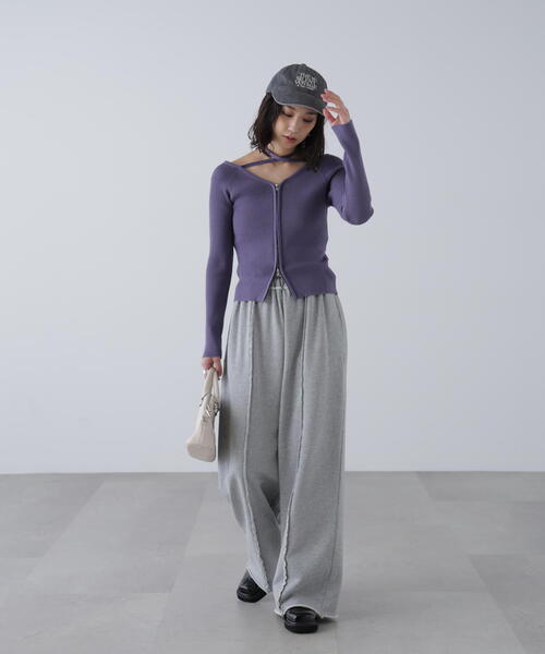 FREE'S MART（フリーズマート）の「◆ワイドストレートスウェットパンツ（スウェットパンツ・レディース・ホワイト系その他/グレー系その他・SMALL/MEDIUM）」の7枚目の写真