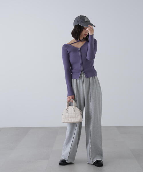 FREE'S MART（フリーズマート）の「◆ワイドストレートスウェットパンツ（スウェットパンツ・レディース・ホワイト系その他/グレー系その他・SMALL/MEDIUM）」の9枚目の写真