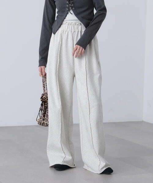 FREE'S MART（フリーズマート）の「◆ワイドストレートスウェットパンツ（スウェットパンツ・レディース・ホワイト系その他/グレー系その他・SMALL/MEDIUM）」の16枚目の写真