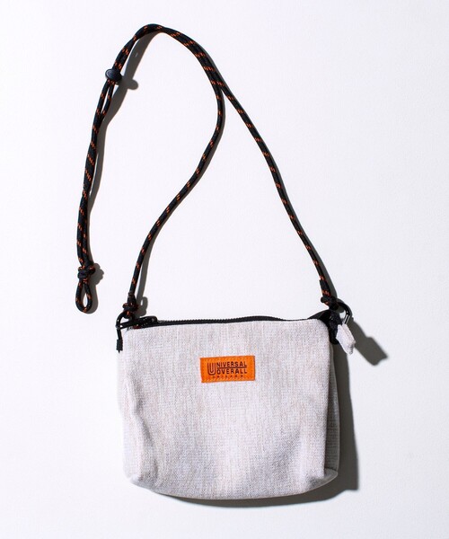 UNIVERSAL OVERALL（ユニバーサルオーバーオール）の「【UNIVERSAL OVERALL】Uneven dyeing blanket サコッチ（ショルダーバッグ・メンズ・ブラック/ネイビー/ブラウン/オフホワイト/オレンジ・FREE）」の2枚目の写真
