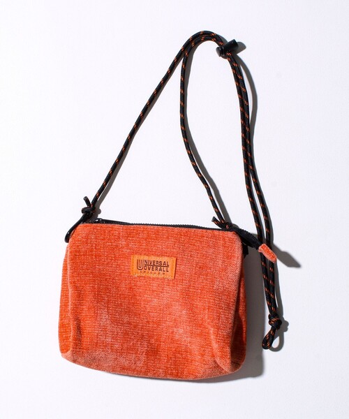 UNIVERSAL OVERALL（ユニバーサルオーバーオール）の「【UNIVERSAL OVERALL】Uneven dyeing blanket サコッチ（ショルダーバッグ・メンズ・ブラック/ネイビー/ブラウン/オフホワイト/オレンジ・FREE）」の5枚目の写真