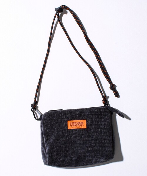 UNIVERSAL OVERALL（ユニバーサルオーバーオール）の「【UNIVERSAL OVERALL】Uneven dyeing blanket サコッチ（ショルダーバッグ・メンズ・ブラック/ネイビー/ブラウン/オフホワイト/オレンジ・FREE）」の3枚目の写真