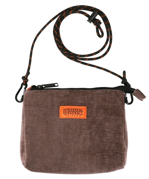 UNIVERSAL OVERALL（ユニバーサルオーバーオール）の「【UNIVERSAL OVERALL】Uneven dyeing blanket サコッチ（ショルダーバッグ・メンズ・ブラック/ネイビー/ブラウン/オフホワイト/オレンジ・FREE）」の14枚目の写真