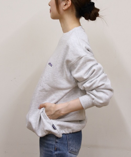 THOUSAND MILE(サウザンドマイル)の「THOUSAND MILE/サウザンドマイル ドローコードクルーネックプルオーバー DRAWCORD CREWNECK PULLOVER(Tシャツ/カットソー・レディース・ブラック/チャコールグレー/ライトグレー・S/M/L)」の5枚目の写真
