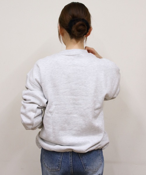 THOUSAND MILE(サウザンドマイル)の「THOUSAND MILE/サウザンドマイル ドローコードクルーネックプルオーバー DRAWCORD CREWNECK PULLOVER(Tシャツ/カットソー・レディース・ブラック/チャコールグレー/ライトグレー・S/M/L)」の4枚目の写真