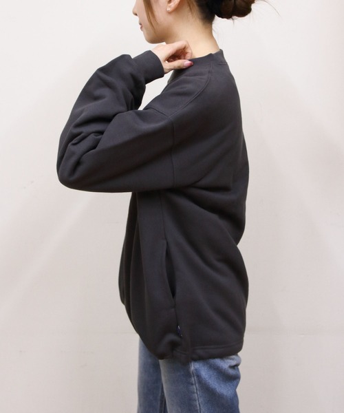 THOUSAND MILE(サウザンドマイル)の「THOUSAND MILE/サウザンドマイル ドローコードクルーネックプルオーバー DRAWCORD CREWNECK PULLOVER(Tシャツ/カットソー・レディース・ブラック/チャコールグレー/ライトグレー・S/M/L)」の9枚目の写真