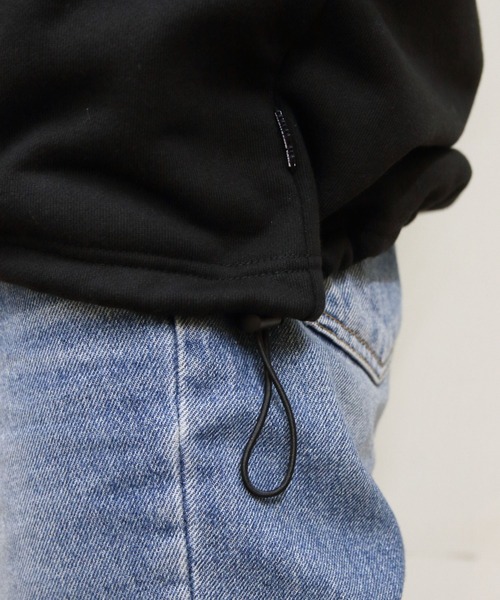 THOUSAND MILE(サウザンドマイル)の「THOUSAND MILE/サウザンドマイル ドローコードクルーネックプルオーバー DRAWCORD CREWNECK PULLOVER(Tシャツ/カットソー・レディース・ブラック/チャコールグレー/ライトグレー・S/M/L)」の14枚目の写真
