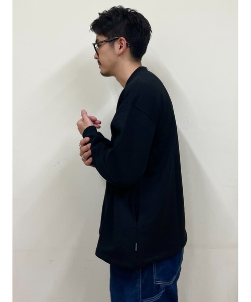 THOUSAND MILE(サウザンドマイル)の「THOUSAND MILE/サウザンドマイル ドローコードクルーネックプルオーバー DRAWCORD CREWNECK PULLOVER(Tシャツ/カットソー・レディース・ブラック/チャコールグレー/ライトグレー・S/M/L)」の18枚目の写真