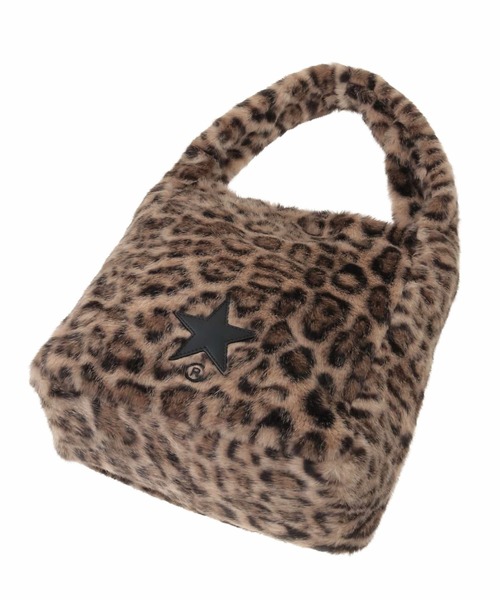 CONVERSE TOKYO ワンハンドルレオパードエコファートートバッグ セール】ONE HANDLE LEOPARD FUR TOTE BAG（トートバッグ）｜CONVERSE