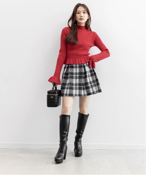 晴雨兼用 ストレッチ ラウンドトゥストームロングブーツ（ブーツ