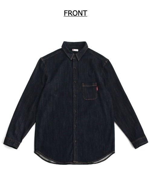 L.COPECK(エルコペック)の「倉敷ジーンズシャツ(シャツ/ブラウス・レディース・ワンウォッシュ・M/L/LL/S)」の8枚目の写真