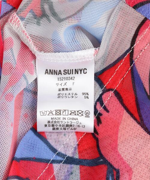 anna sui nyc（アナ スイ エヌ ワイ シー）の「anna sui nyc/アナ スイ エヌワイシー/『×寺田てら』TERAシアートップス/15210342（Tシャツ/カットソー・レディース・ピンク/ブルー・F）」の9枚目の写真