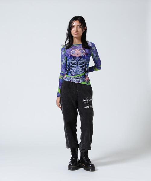 anna sui nyc（アナ スイ エヌ ワイ シー）の「anna sui nyc/アナ スイ エヌワイシー/『×寺田てら』TERAシアートップス/15210342（Tシャツ/カットソー・レディース・ピンク/ブルー・F）」の17枚目の写真