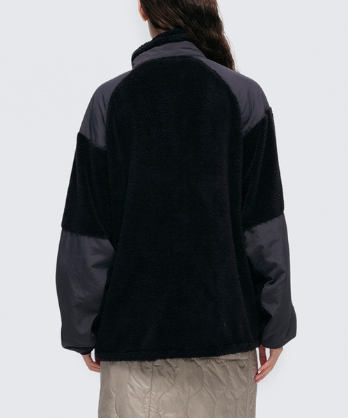 WILD THINGS（ワイルドシングス）の「【WILD THINGS】LEVEL3 SHAGGY JACKET WT252-26（ブルゾン・メンズ・ブラック/グレー・S/M/L/XL）」の11枚目の写真