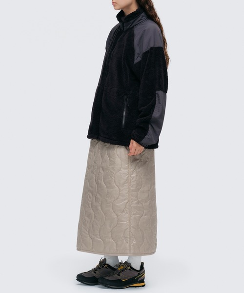 WILD THINGS（ワイルドシングス）の「【WILD THINGS】LEVEL3 SHAGGY JACKET WT252-26（ブルゾン・メンズ・ブラック/グレー・S/M/L/XL）」の12枚目の写真