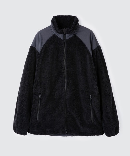 WILD THINGS（ワイルドシングス）の「【WILD THINGS】LEVEL3 SHAGGY JACKET WT252-26（ブルゾン・メンズ・ブラック/グレー・S/M/L/XL）」の14枚目の写真