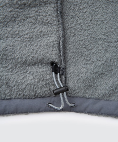 WILD THINGS（ワイルドシングス）の「【WILD THINGS】LEVEL3 SHAGGY JACKET WT252-26（ブルゾン・メンズ・ブラック/グレー・S/M/L/XL）」の9枚目の写真