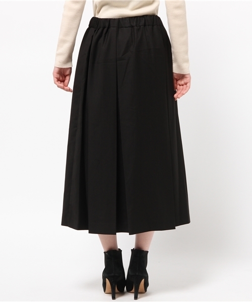 MOUSSY（マウジー）の「GATHER TUCK T/R M SK Ⅱ（スカート・レディース・ブラック/ブラウン/グレー・2/1）」の6枚目の写真