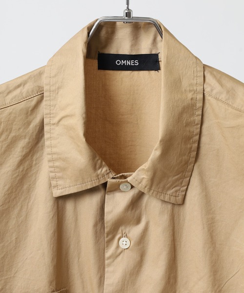 OMNES（オムネス）の「OMNES Another Edition 製品洗いタイプライターワークシャツ 長袖シャツ（シャツ/ブラウス・メンズ・カーキ/ベージュ・L/M）」の3枚目の写真