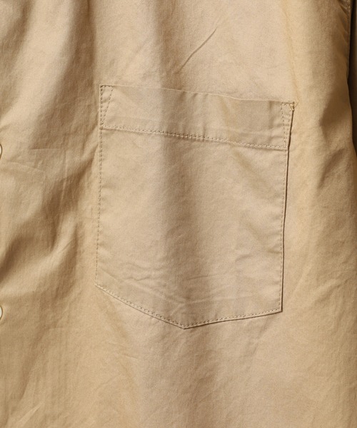 OMNES（オムネス）の「OMNES Another Edition 製品洗いタイプライターワークシャツ 長袖シャツ（シャツ/ブラウス・メンズ・カーキ/ベージュ・L/M）」の5枚目の写真