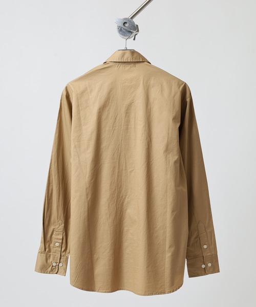 OMNES（オムネス）の「OMNES Another Edition 製品洗いタイプライターワークシャツ 長袖シャツ（シャツ/ブラウス・メンズ・カーキ/ベージュ・L/M）」の6枚目の写真