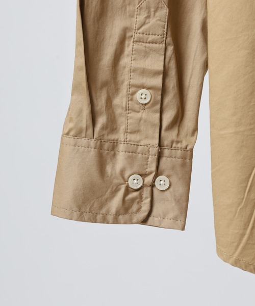 OMNES（オムネス）の「OMNES Another Edition 製品洗いタイプライターワークシャツ 長袖シャツ（シャツ/ブラウス・メンズ・カーキ/ベージュ・L/M）」の7枚目の写真