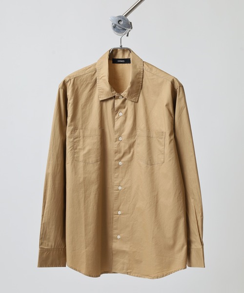 OMNES（オムネス）の「OMNES Another Edition 製品洗いタイプライターワークシャツ 長袖シャツ（シャツ/ブラウス・メンズ・カーキ/ベージュ・L/M）」の14枚目の写真