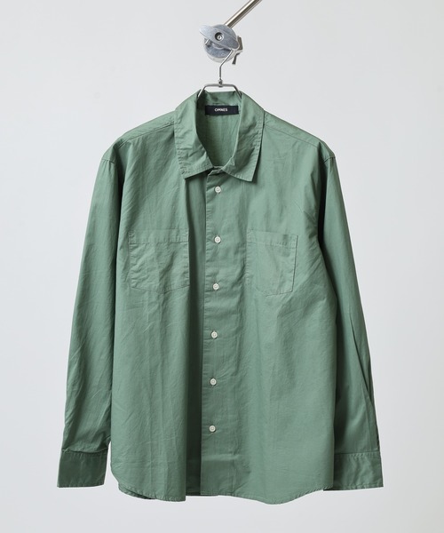 OMNES（オムネス）の「OMNES Another Edition 製品洗いタイプライターワークシャツ 長袖シャツ（シャツ/ブラウス・メンズ・カーキ/ベージュ・L/M）」の13枚目の写真