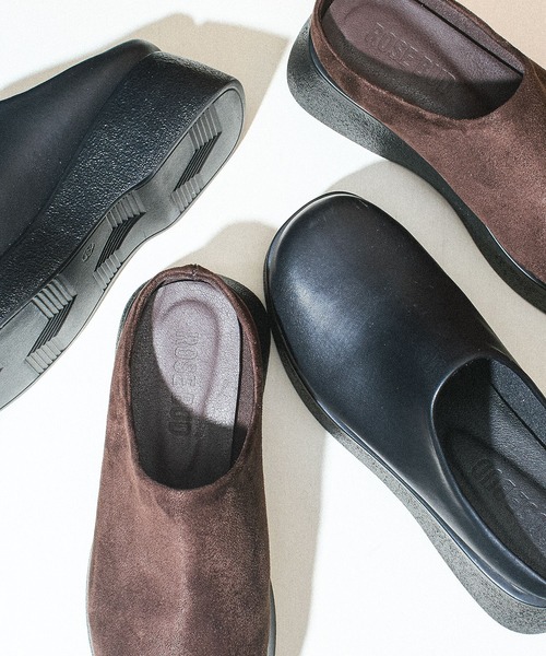 ROSE BUD(ローズバッド)の「CLOG SHOES(スリッポン・レディース・ブラウン/ブラック・36/37/38)」の6枚目の写真