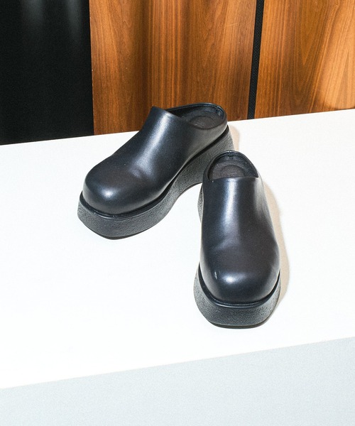 ROSE BUD(ローズバッド)の「CLOG SHOES(スリッポン・レディース・ブラウン/ブラック・36/37/38)」の7枚目の写真