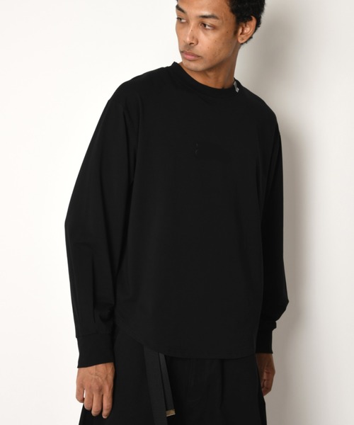 バックスリット ロングTシャツ/SBY Refined L/S T-shirt （無地）（T